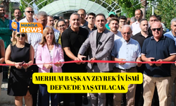 Merhum Başkan Zeyrek'in ismi Defne'de yaşatılacak