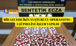 Bir gecede iki uyuşturucu operasyonu: 5 Şüpheliye işlem yapıldı