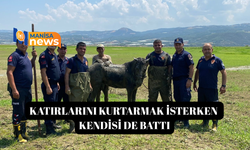 Katırlarını kurtarmak isterken kendisi de battı