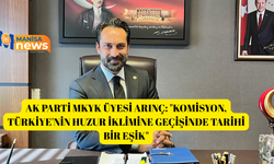 AK Parti MKYK Üyesi Arınç: "Komisyon, Türkiye'nin huzur iklimine geçişinde tarihi bir eşik"