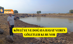 Köylüye ve doğaya hayat veren göletler kuruyor