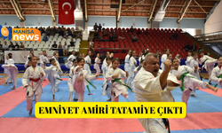 Emniyet amiri tatamiye çıktı