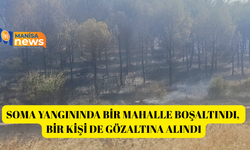 Soma yangınında bir mahalle boşaltındı, bir kişi de gözaltına alındı