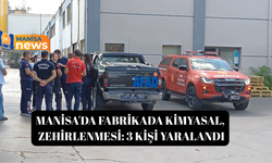 Manisa'da fabrikada kimyasal zehirlenmesi: 3 kişi yaralandı