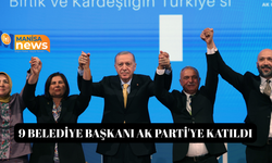 9 belediye başkanı AK Parti'ye katıldı