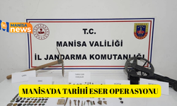 Manisa'da tarihi eser operasyonu