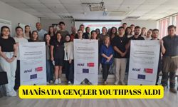Manisa'da gençler Youthpass aldı