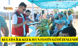 Kula'da ilk kez kavun festivali düzenlendi