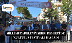 Milli mücadelenin şehri Demirci'de 'Kurtuluş Festivali' başladı