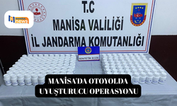 Manisa'da otoyolda uyuşturucu operasyonu
