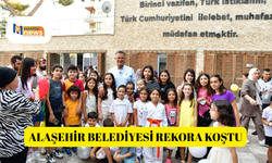 Alaşehir Belediyesi rekora koştu