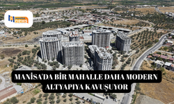 Manisa'da bir mahalle daha modern altyapıya kavuşuyor