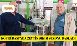 Köprübaşı'nda zeytin sıkım sezonu başladı