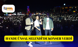 Hande Ünsal Selendi’de konser verdi