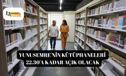 Yunusemre'nin kütüphaneleri 22.30'a kadar açık olacak