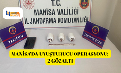 Manisa’da uyuşturucu operasyonu: 2 gözaltı