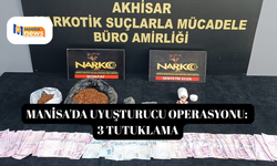 Manisa'da uyuşturucu operasyonu: 3 tutuklama