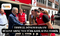 TBMM 22. Dönem Başkanı Bülent Arınç’tan Türk Kızılay'ına tebrik