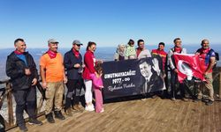 Manisa'da 'Şehitlikten zirveye' 1500 metrelik anma tırmanışı