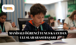 Manisalı öğrenci Yunus Kaan'dan uluslararası başarı