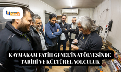 Kaymakam Fatih Genel'in atölyesinde tarihi ve kültürel yolculuk