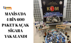 Manisa’da 4 bin 600 paket kaçak sigara yakalandı