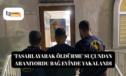 'Tasarlayarak öldürme' suçundan aranıyordu bağ evinde yakalandı