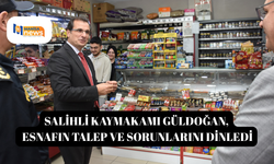 Salihli Kaymakamı Güldoğan, esnafın talep ve sorunlarını dinledi