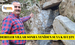 Dereler yıllar sonra yeniden suya kavuştu