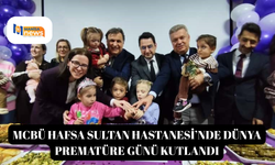 MCBÜ Hafsa Sultan Hastanesi’nde Dünya Prematüre Günü kutlandı