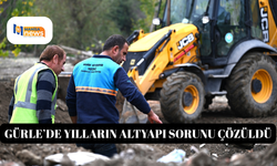 Gürle’de yılların altyapı sorunu çözüldü