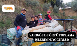 Sarıgöl’de örtü toplama işlerinde yoğunluk