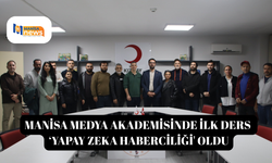 Manisa Medya Akademisinde ilk ders ‘Yapay zeka haberciliği' oldu