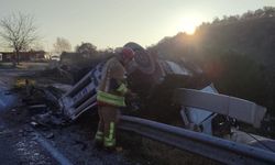 Tır kontrolden çıktı: 1 yaralı