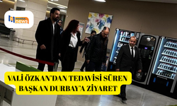 Vali Özkan’dan tedavisi süren Başkan Durbay’a ziyaret