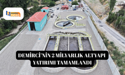 Demirci’nin 2 milyarlık altyapı yatırımı tamamlandı