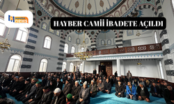 Hayber Camii ibadete açıldı