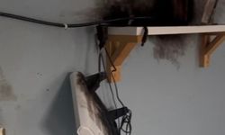 Turgutlu’da bir eve yıldırım düştü