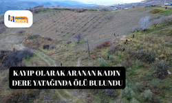 Kayıp olarak aranan kadın dere yatağında ölü bulundu