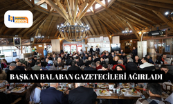 Başkan Balaban gazetecileri ağırladı