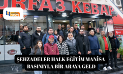 Şehzadeler Halk eğitim Manisa basınıyla bir araya geldi