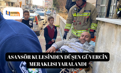 Asansör kulesinden düşen güvercin meraklısı yaralandı