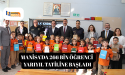 Manisa'da 266 bin öğrenci yarıyıl tatiline başladı