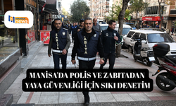 Manisa'da polis ve zabıtadan yaya güvenliği için sıkı denetim