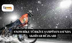 Snowbike Türkiye Şampiyonası'nda Akhisar rüzgarı