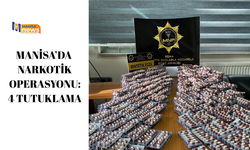 Manisa’da narkotik operasyonu: 4 tutuklama
