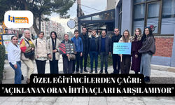 Özel eğitimcilerden çağrı: "Açıklanan oran ihtiyaçları karşılamıyor"