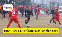 Trendyol 1. Lig: Iğdır FK: 0 - Manisa FK: 0