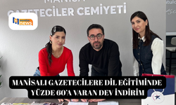 Manisalı gazetecilere dil eğitiminde yüzde 60’a varan dev indirim