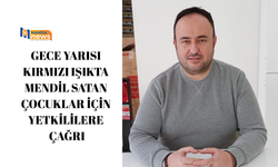 Gece yarısı kırmızı ışıkta mendil satan çocuklar için yetkililere çağrı